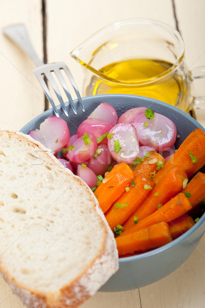 Stock photo: steamed  root vegetable on a bowl