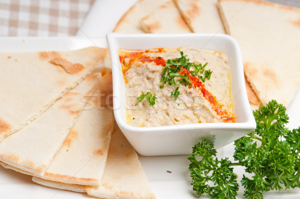 moutabal baba ghanoush eggplant dip Stock photo © keko64