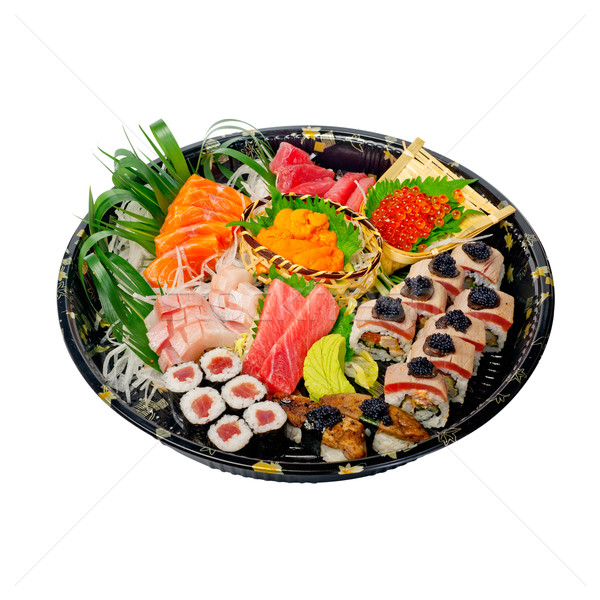 take away sushi express on plastic tray  Stock photo © keko64