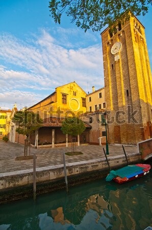 Venice Italy San Nicolo dei mendicoli church Stock photo © keko64