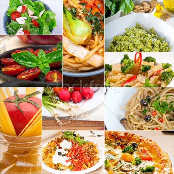 商業照片: 健康 · 素 · 素食 · 食品 · 拼貼 · 白