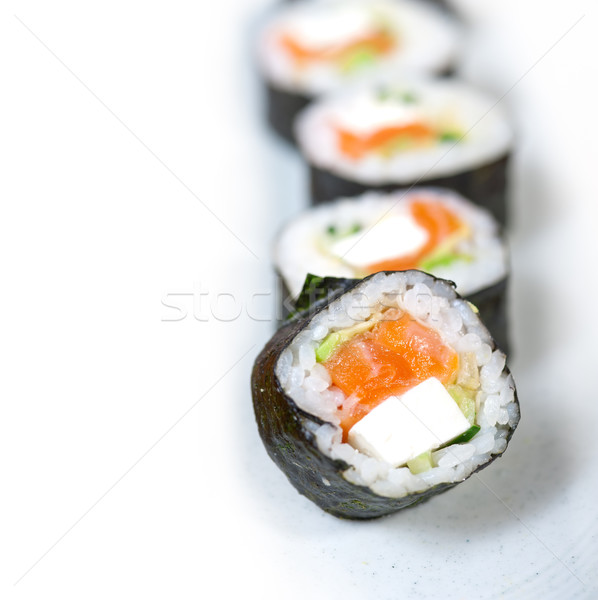 fresh sushi choice combination assortment selection  Stock photo © keko64