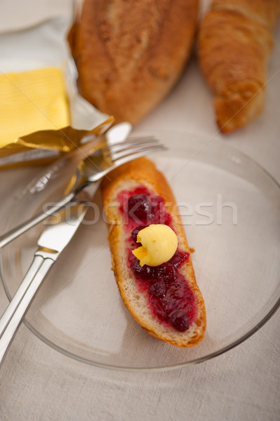 bread butter and jam  Stock photo © keko64