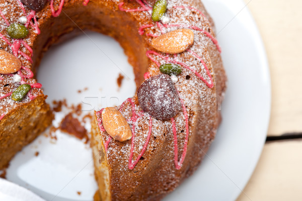 chestnut cake bread dessert Stock photo © keko64