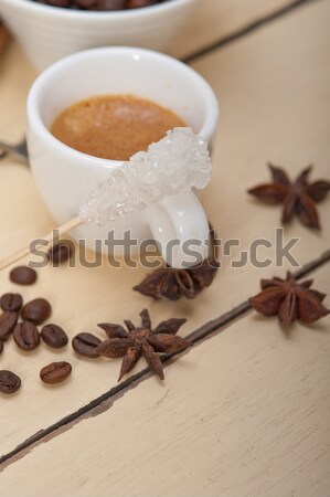 vanilla and spice cream cake dessert Stock photo © keko64