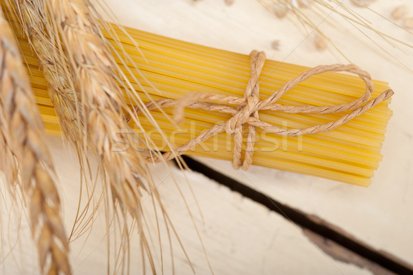 organic Raw italian pasta and durum wheat  Stock photo © keko64