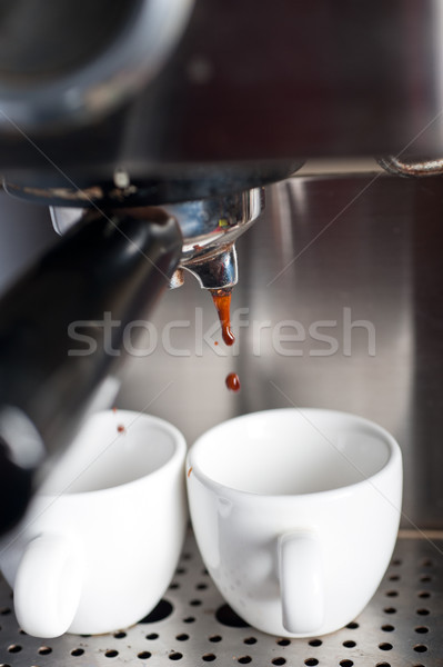 Imagine de stoc: Espresso · cafea · profesional · maşină · italian