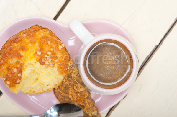coffee and muffin Stock photo © keko64