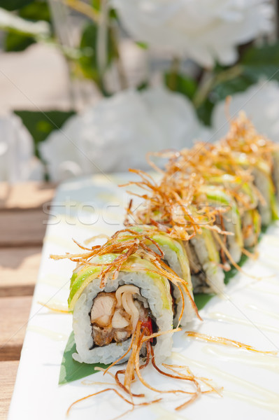 Japanese sushi rolls Maki Sushi  Stock photo © keko64