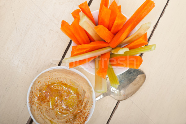 свежие соус сырой морковь сельдерей арабских Сток-фото © keko64
