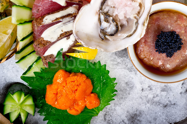 fresh sushi choice combination assortment selection  Stock photo © keko64