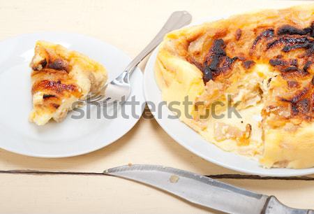 Italian snail lumaconi pasta with tomatoes Stock photo © keko64