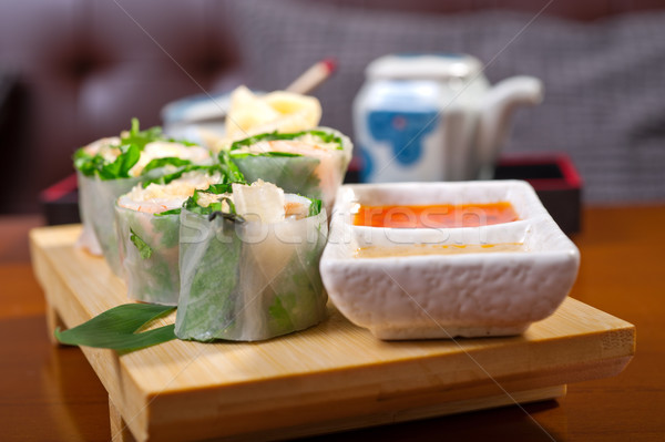 fresh sushi choice combination assortment selection  Stock photo © keko64