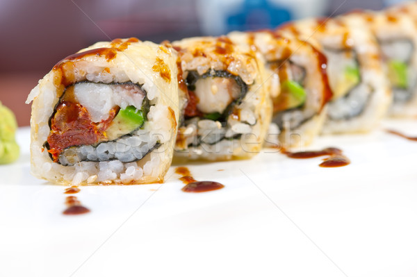 fresh sushi choice combination assortment selection  Stock photo © keko64