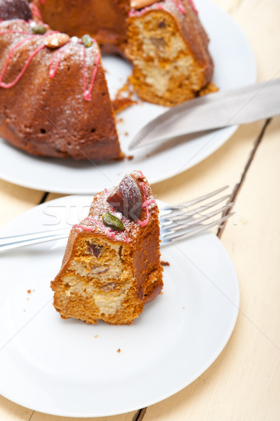 chestnut cake bread dessert Stock photo © keko64