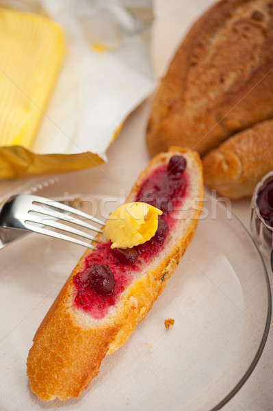 bread butter and jam  Stock photo © keko64