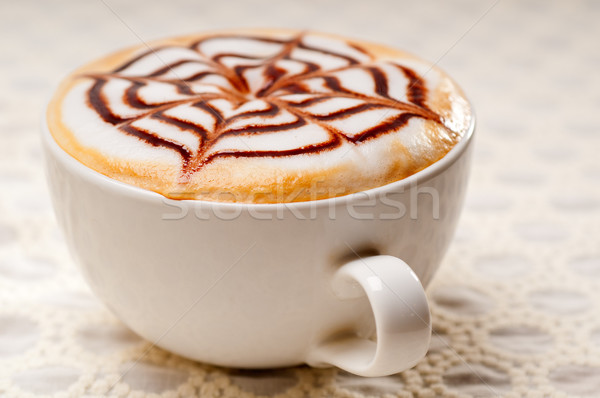 Cappuccino tasse classique italien décoration modèle [[stock_photo]] © keko64