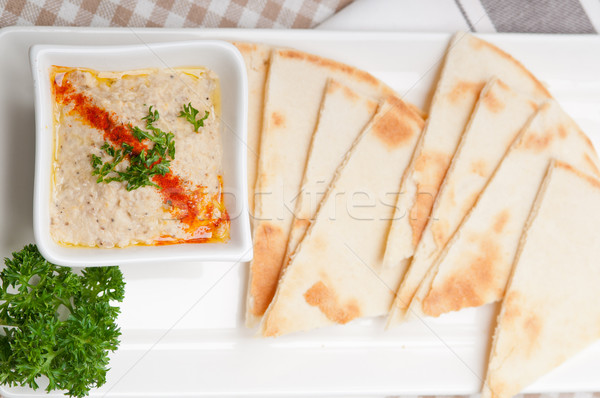 moutabal baba ghanoush eggplant dip Stock photo © keko64