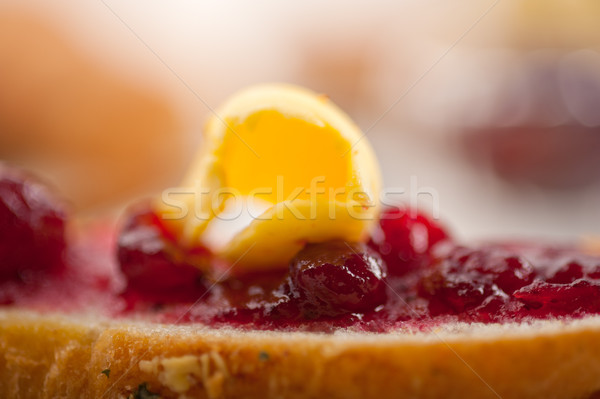 bread butter and jam  Stock photo © keko64