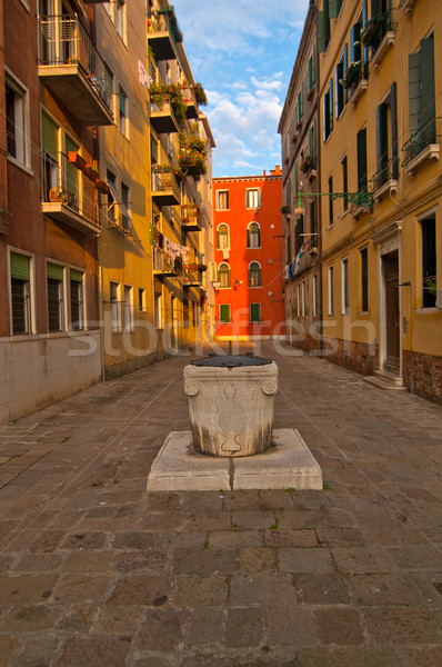 Venedik İtalya olağandışı görmek yer Stok fotoğraf © keko64