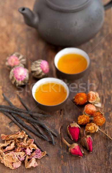 Chinese style herbal floral tea Stock photo © keko64