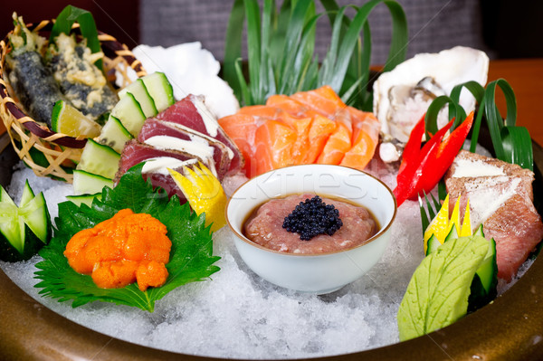 fresh sushi choice combination assortment selection  Stock photo © keko64