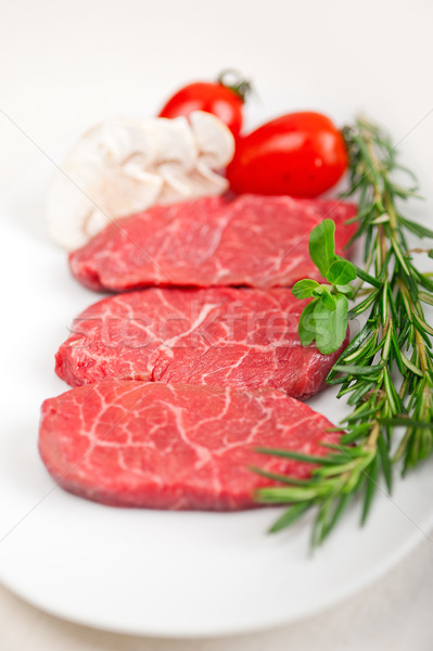 Kobe Miyazaky beef Stock photo © keko64