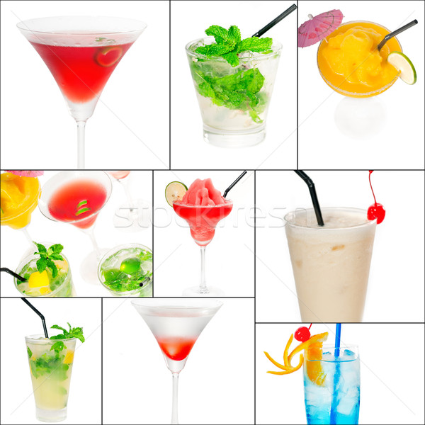 cocktails collage Stock photo © keko64