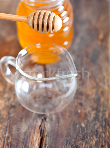 natural honey with a clean dipper  Stock photo © keko64
