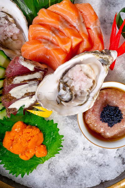 fresh sushi choice combination assortment selection  Stock photo © keko64