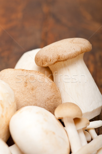 fresh wild mushrooms Stock photo © keko64