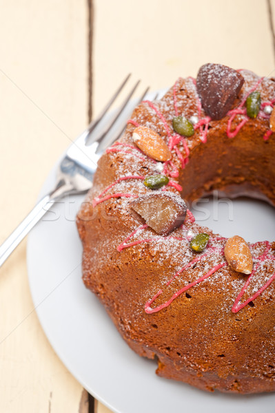 chestnut cake bread dessert Stock photo © keko64