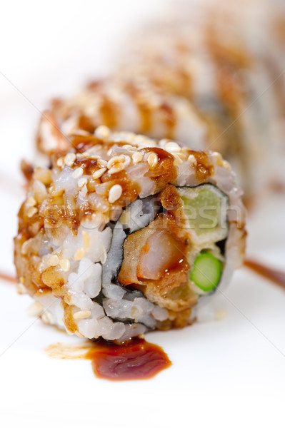 Proaspăt sushi alegere combinatie macro Imagine de stoc © keko64