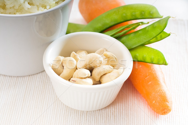 [[stock_photo]]: Acajou · noix · légumes · fraîches · écrou