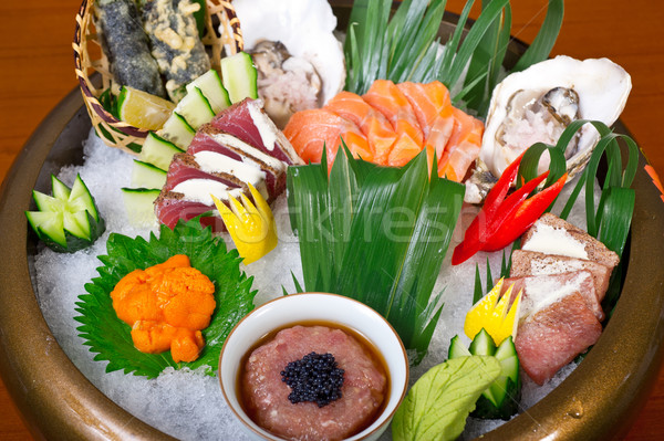 fresh sushi choice combination assortment selection  Stock photo © keko64