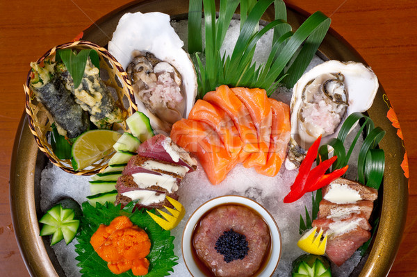 Taze sushi seçim kombinasyon makro Stok fotoğraf © keko64