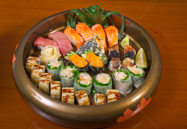 świeże sushi wyboru połączenie makro Zdjęcia stock © keko64