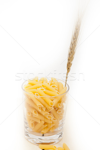 Italian pasta penne with wheat Stock photo © keko64