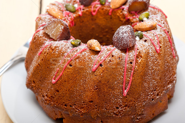 chestnut cake bread dessert Stock photo © keko64