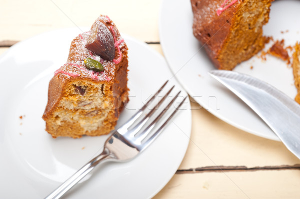 chestnut cake bread dessert Stock photo © keko64