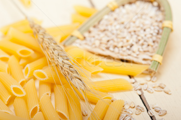 イタリア語 パスタ 小麦 短い 穀類 ストックフォト © keko64