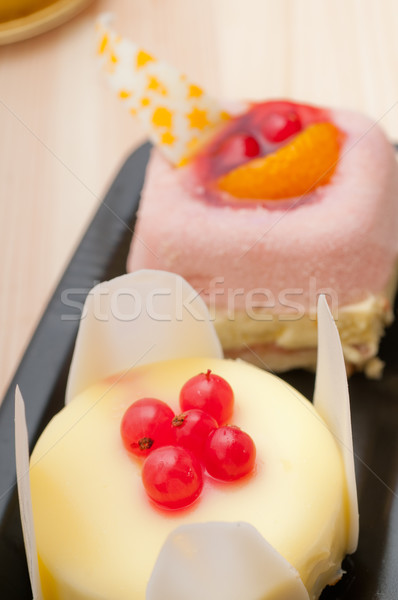 Vers bessen cake room gebak Stockfoto © keko64