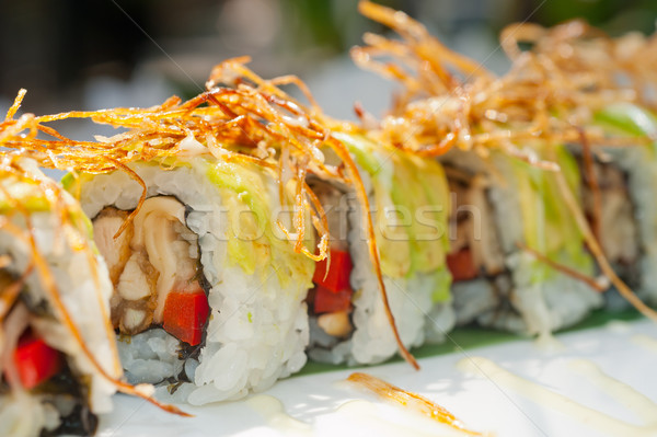 Japanese sushi rolls Maki Sushi  Stock photo © keko64