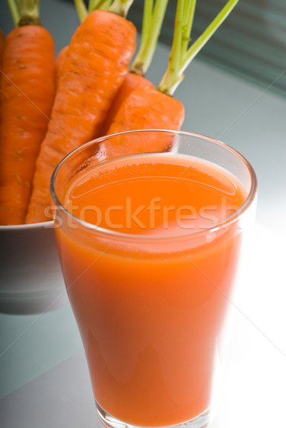 fresh carrot juice Stock photo © keko64
