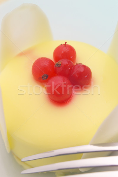 fresh currant  berry fruit cake Stock photo © keko64