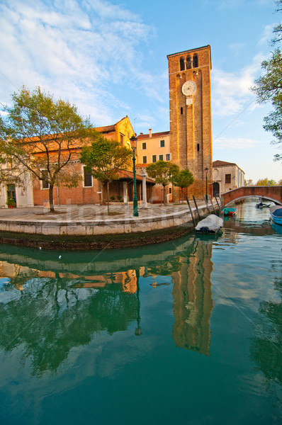 Venice Italy San Nicolo dei mendicoli church Stock photo © keko64