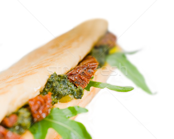 Панини сэндвич свежие домашний типичный итальянский Сток-фото © keko64