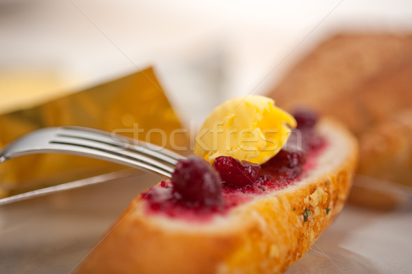 bread butter and jam  Stock photo © keko64