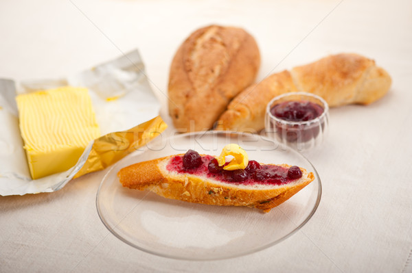 bread butter and jam  Stock photo © keko64