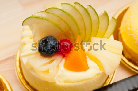 fresh berry fruit cake Stock photo © keko64